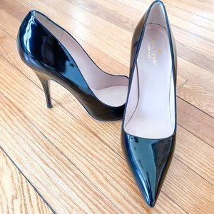 Kate Spade Black Patent Leather Heels - Worn Once Size 9.5
